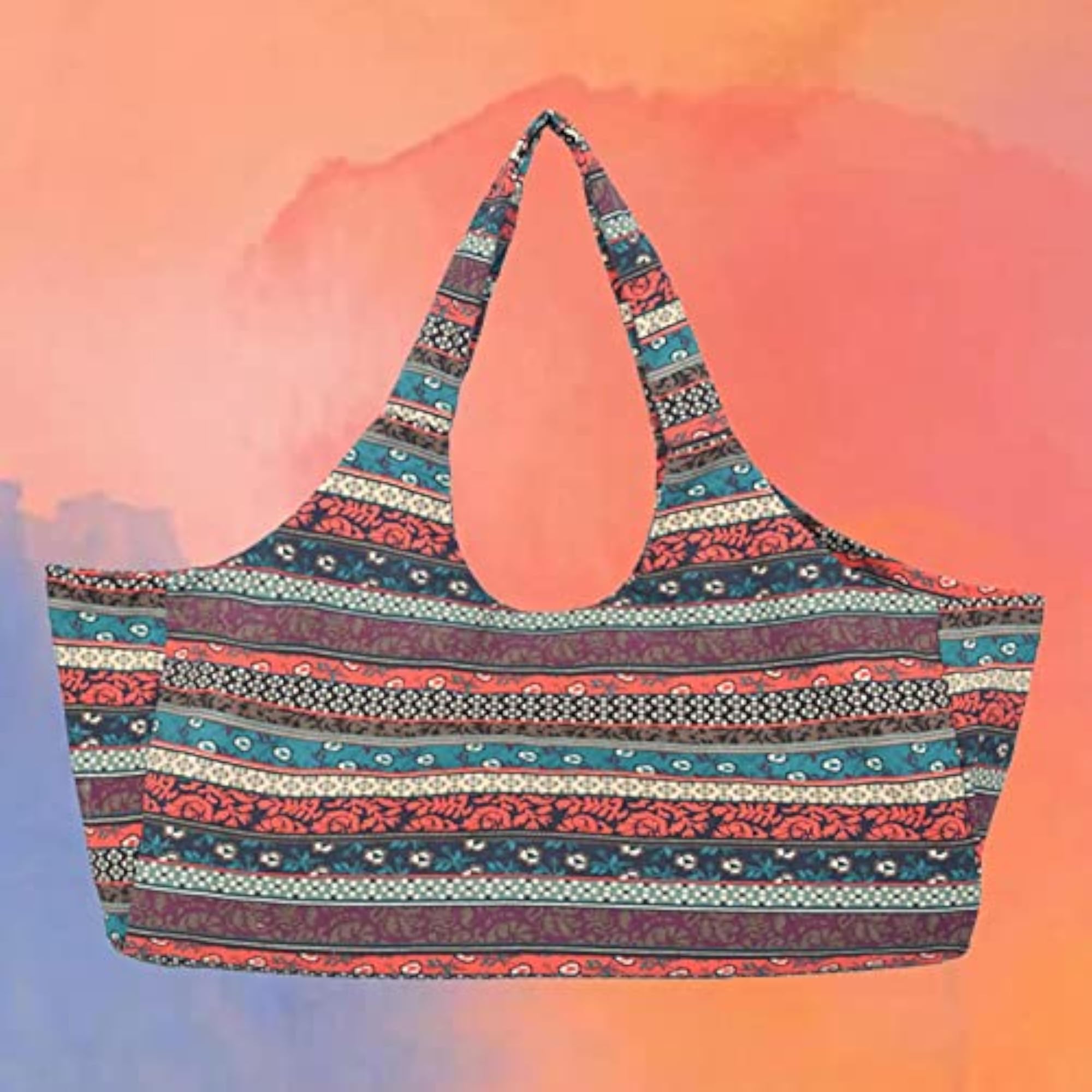 Canvas Yoga Mat Bag for Men, Ethnic Style